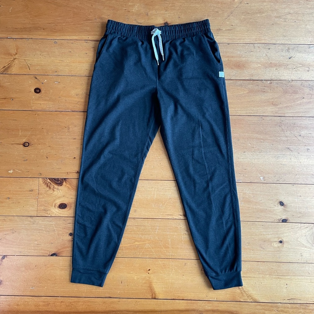 Vuori Performance Jogger Long Black Heather Small